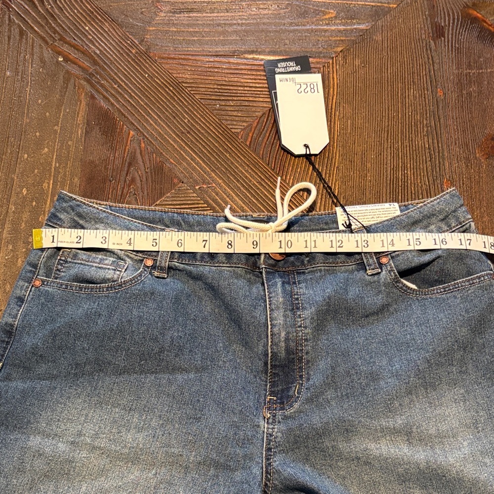 1822 Denim Classic Blue Flare Jeans - Picture 4 of 5